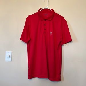 Red Izod Golf Polo